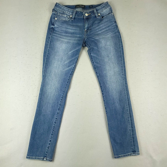 Lucky Brand Lolita Jeans Women’s Size 2 Blue Mid Rise Slim Straight Denim - Picture 1 of 16